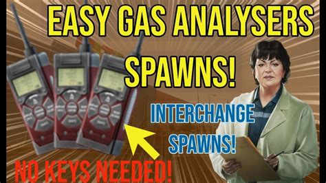 gas analyzer spawn factory|customs gas analyzer quest.